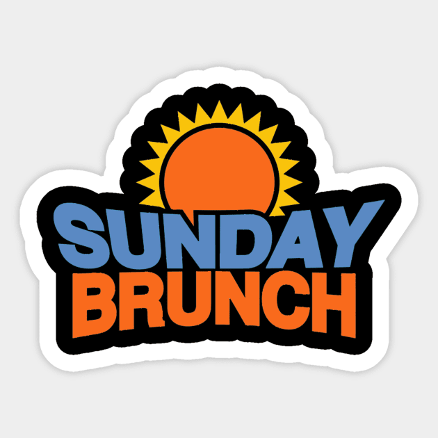 Sunday Brunch Sticker by 29 hour design